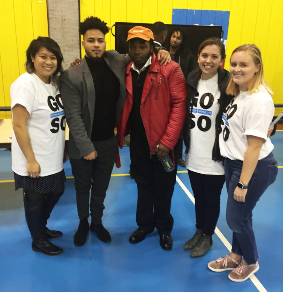 Reporting from harlem town hall goso