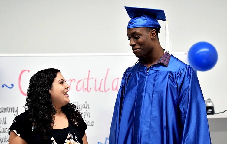 GOSO Director of Education with Boubacar