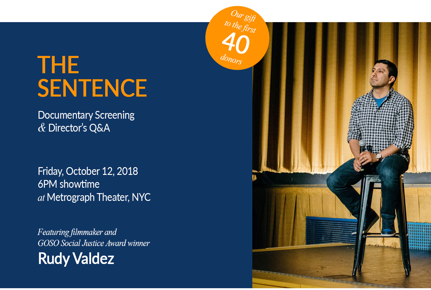  the sentence documentary screening special q a with director rudy