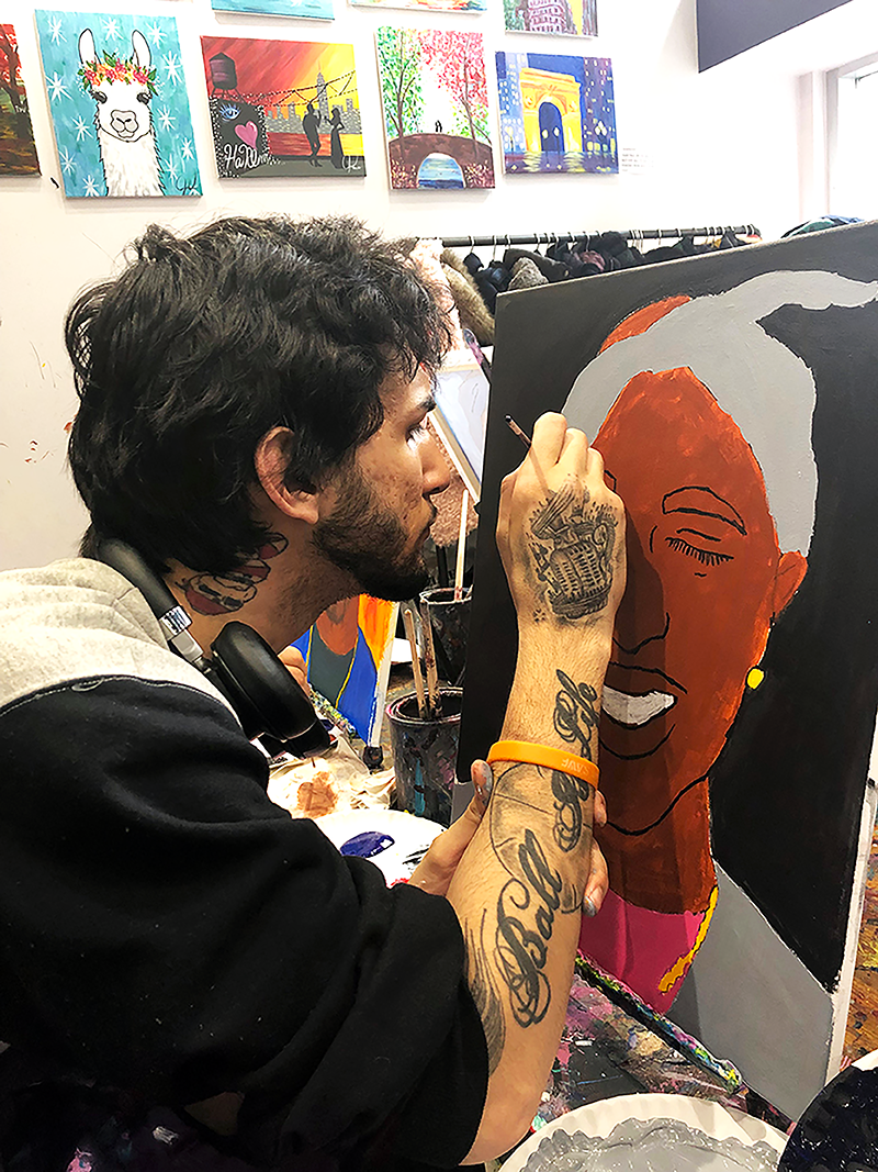 Keybo C. paints tupac