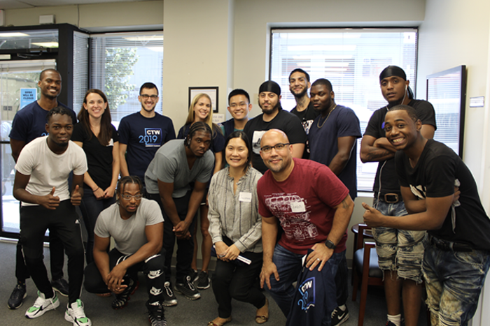 Group shot during partnership with Goldman Sachs CT