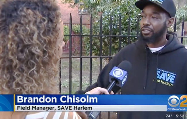 CBS News interviews SAVE East Harlem