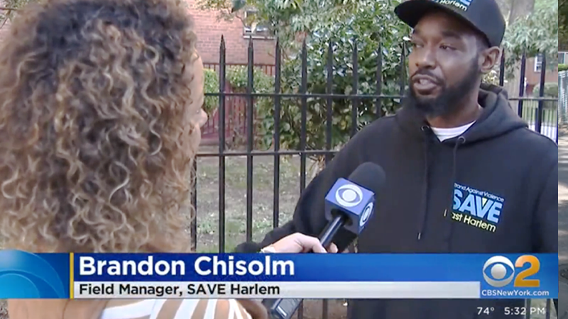 CBS News interviews SAVE East Harlem