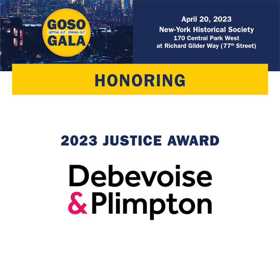 2023 GOSO Gala honoree: Debevoise & Plimpton