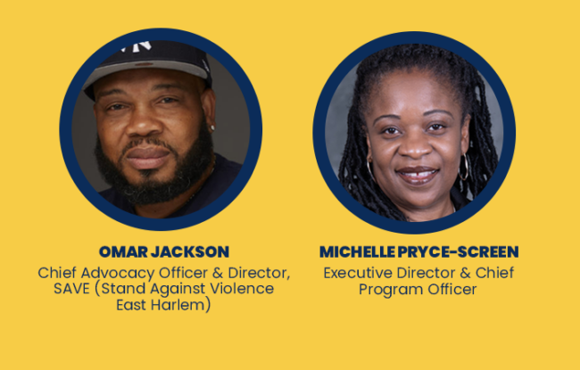 Michelle Pryce-Screen and Omar Jackson
