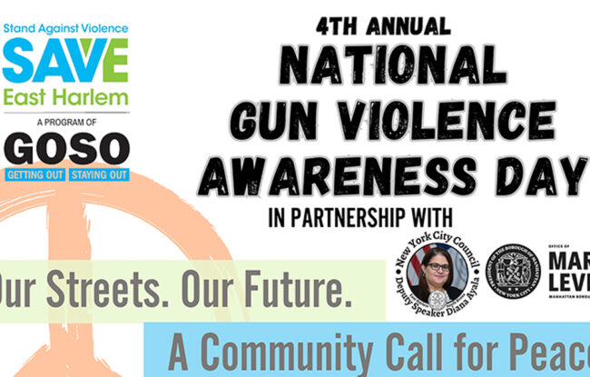 GOSO SAVE June 7 National Gun Violence Awareness Day flyer