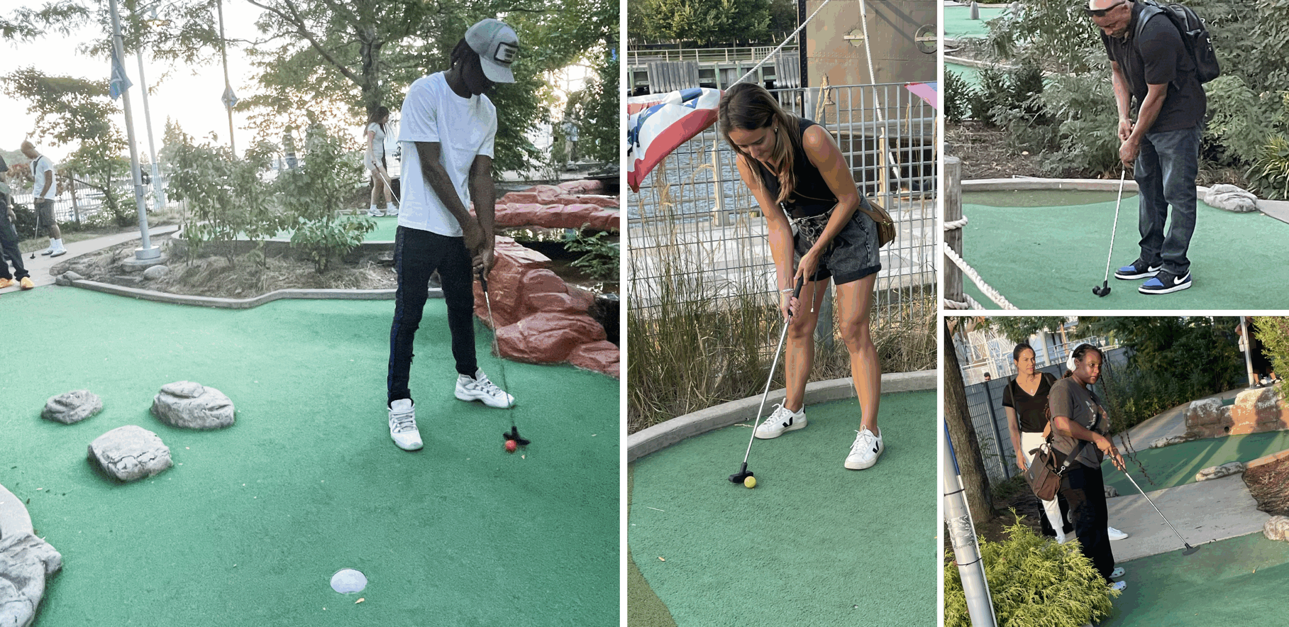GOSO Mentor Program participants golfing