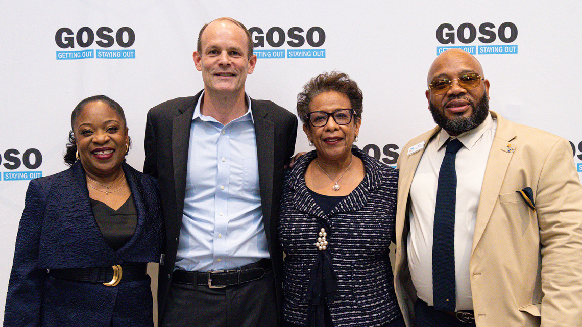 Michelle Pryce-Screen, Kane Brenan, Loretta Lynch, and Omar Jackson