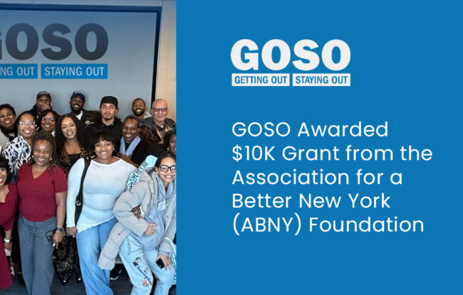 GOSO receives $10k grant from the Association for a Better New York (ABNY) Foundation