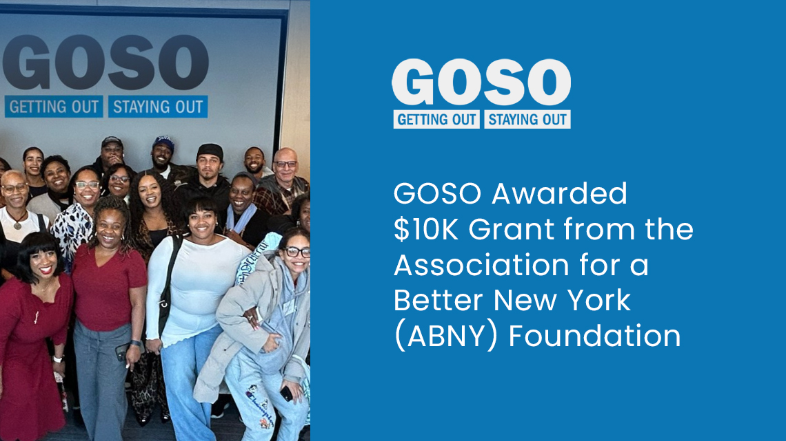 GOSO receives $10k grant from the Association for a Better New York (ABNY) Foundation