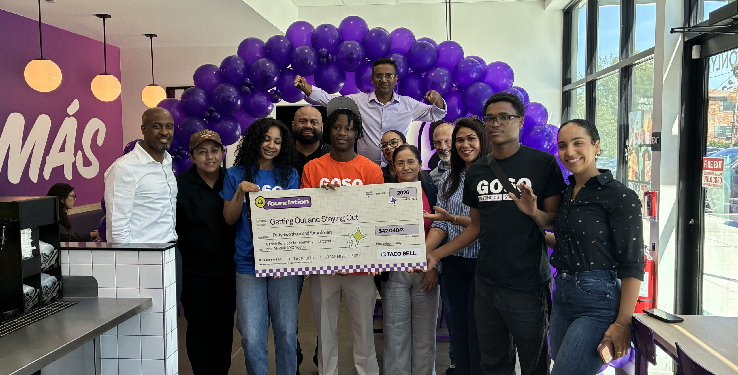GOSO team celebrating their second grant in two years