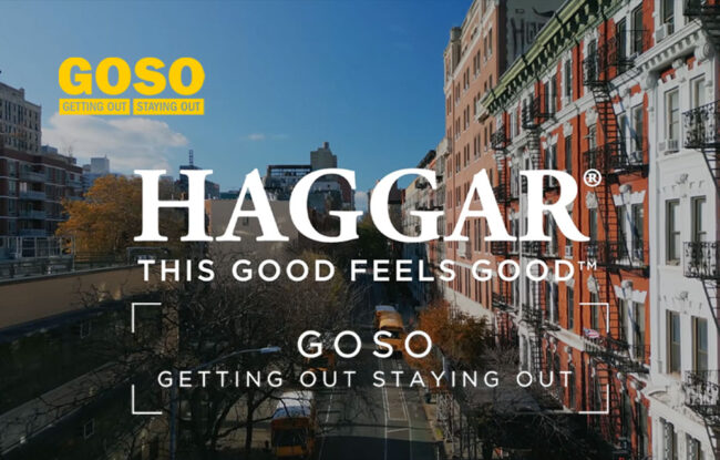 Haggar partnership with GOSO cover slide